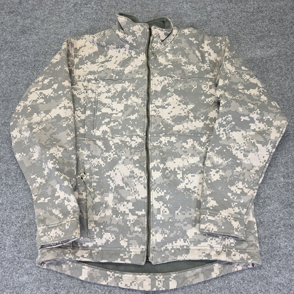 US Military Massif ACU Army Elements Jacket (AEJ) UCP‎ Digital Camo Fleece LARGE